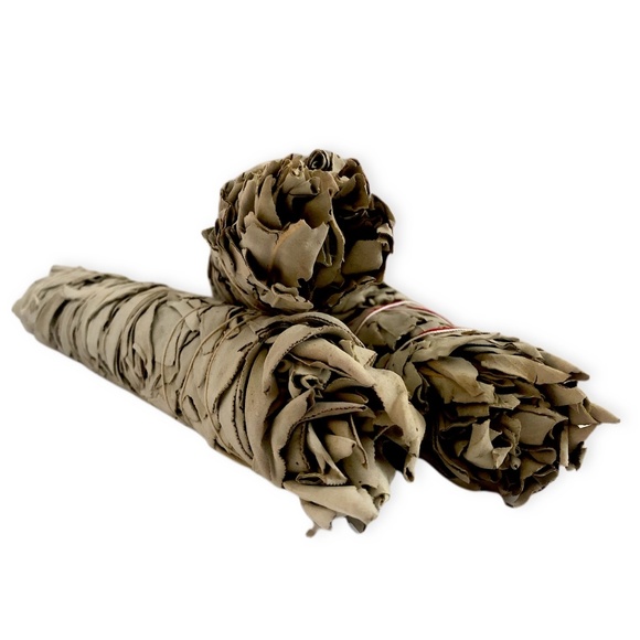 Other - 3 Organic Handpacked White Sage Smudge Sticks